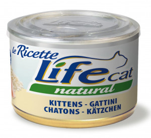 LIFE CAT Natural KITTEN CHICKEN - konservi kaķēniem 6 x 150g